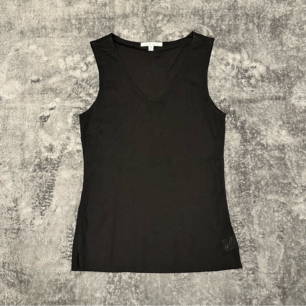 CAbi Black V-Neck Tank Top